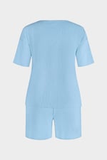 Ribbed T-Shirt & Shorts Set