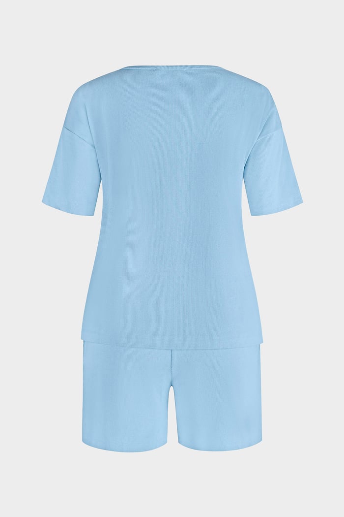 Ribbed T-Shirt & Shorts Set