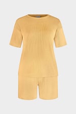 Ribbed T-Shirt & Shorts Set