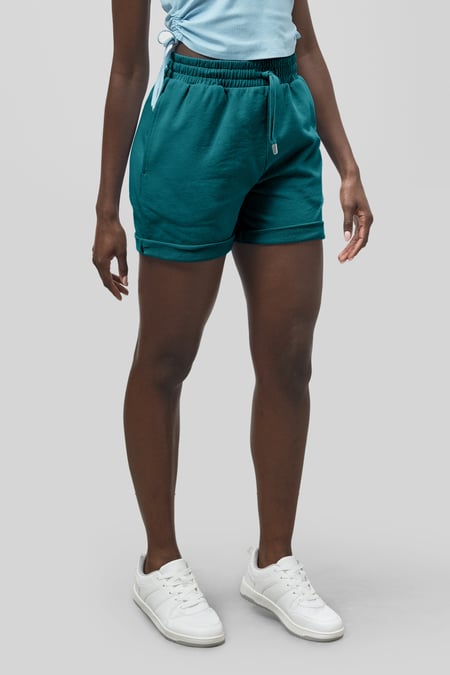 Red Essentails Jersey Shorts