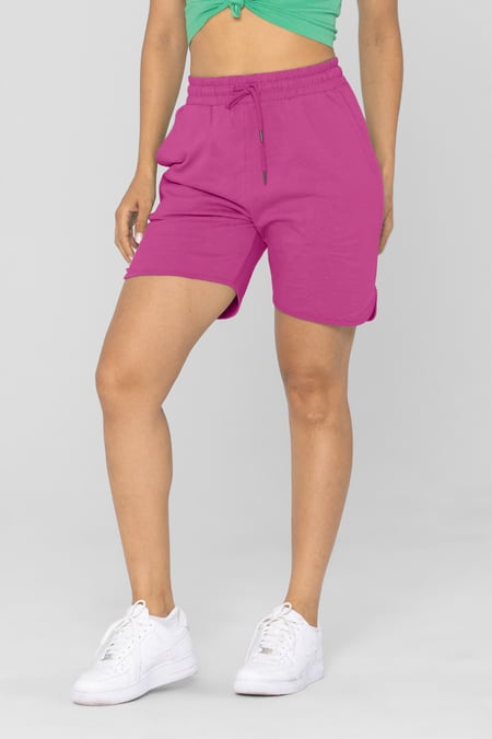 White Comfort Fit Walking Shorts