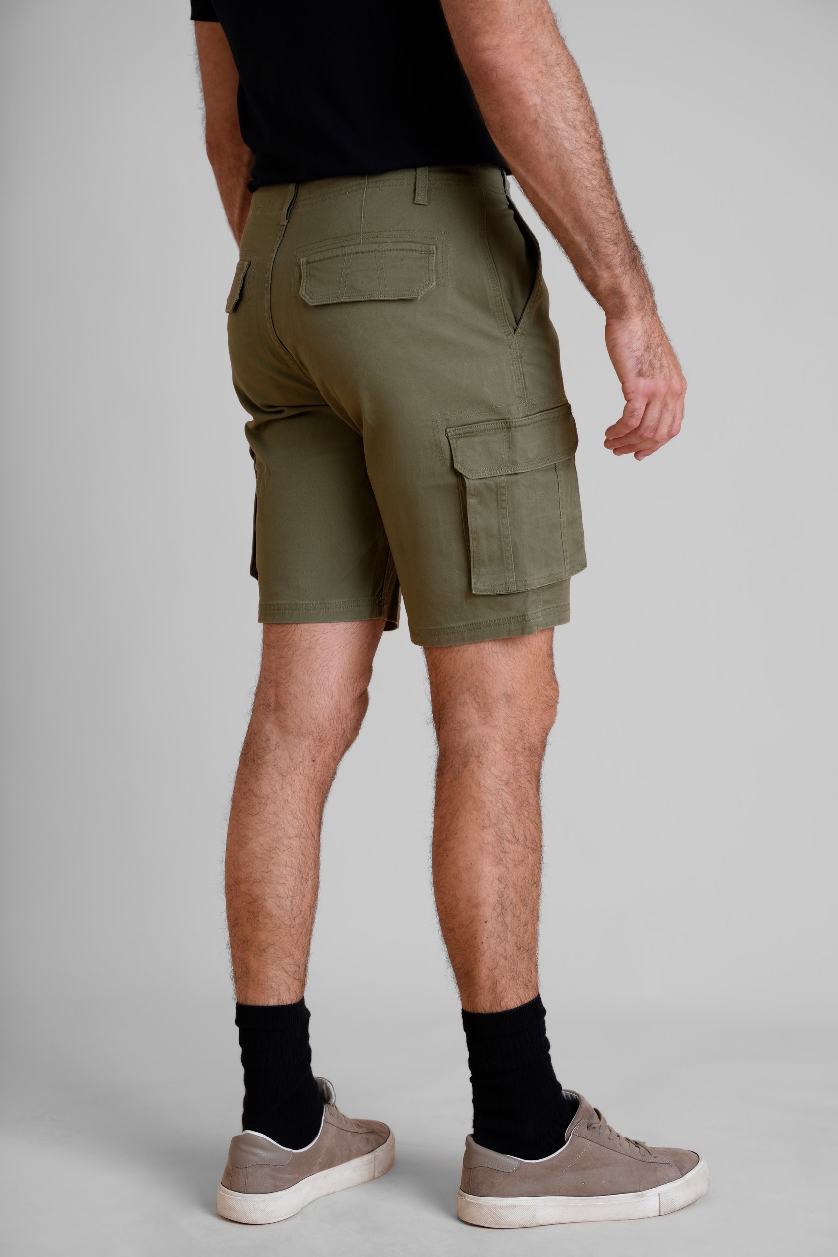 Men's Stretch Cotton Cargo Shorts