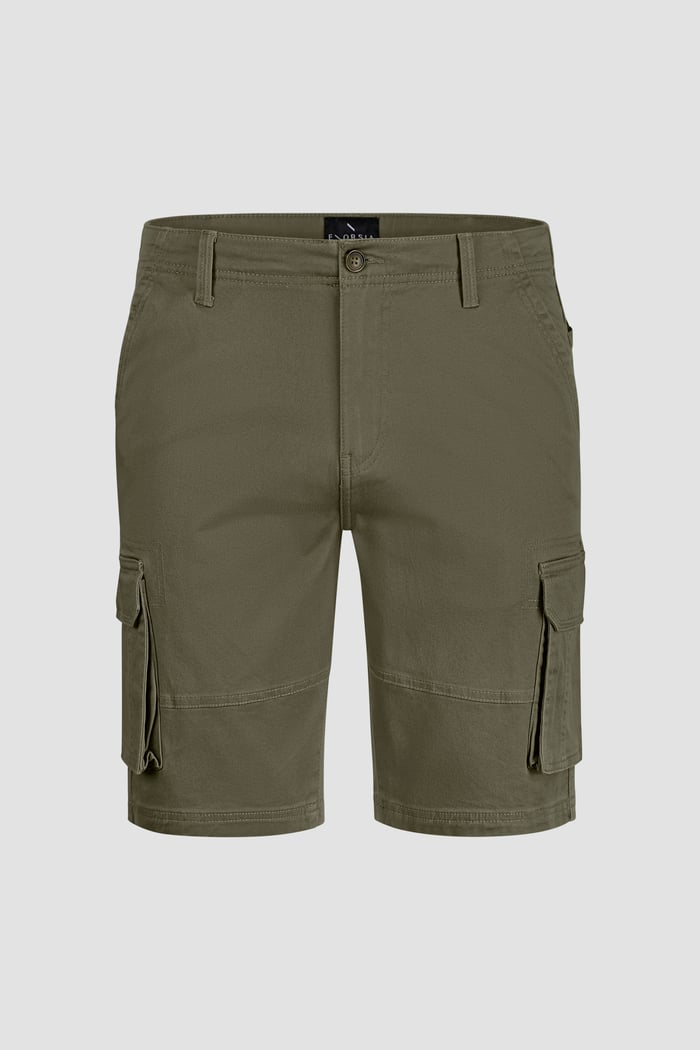 Men's Stretch Cotton Cargo Shorts