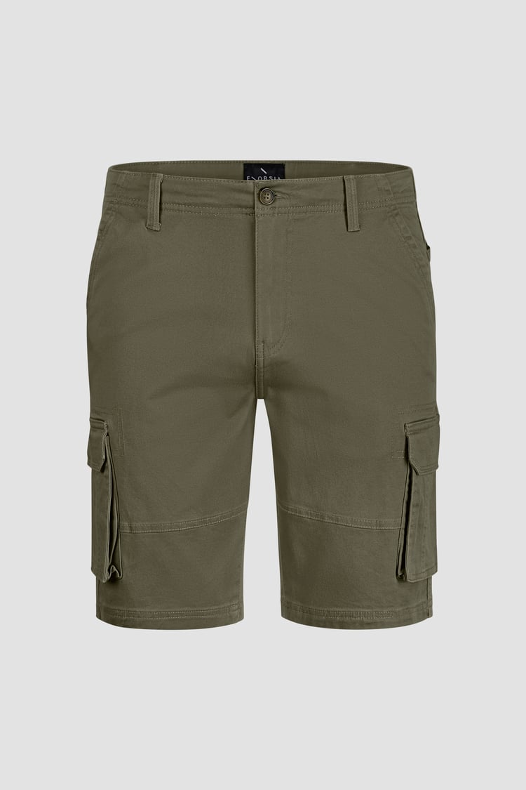 Men's Stretch Cotton Cargo Shorts