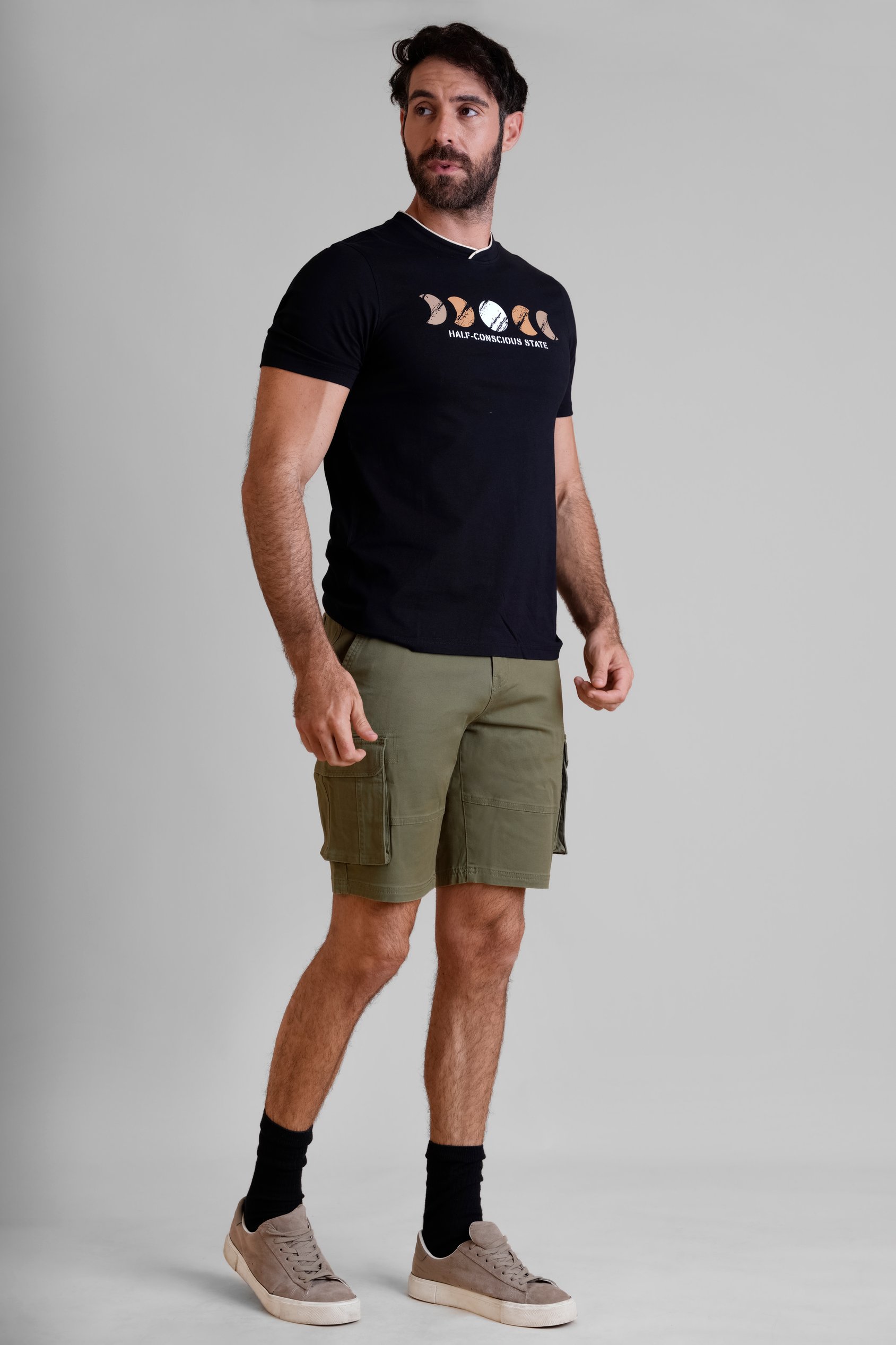 Men's Stretch Cotton Cargo Shorts