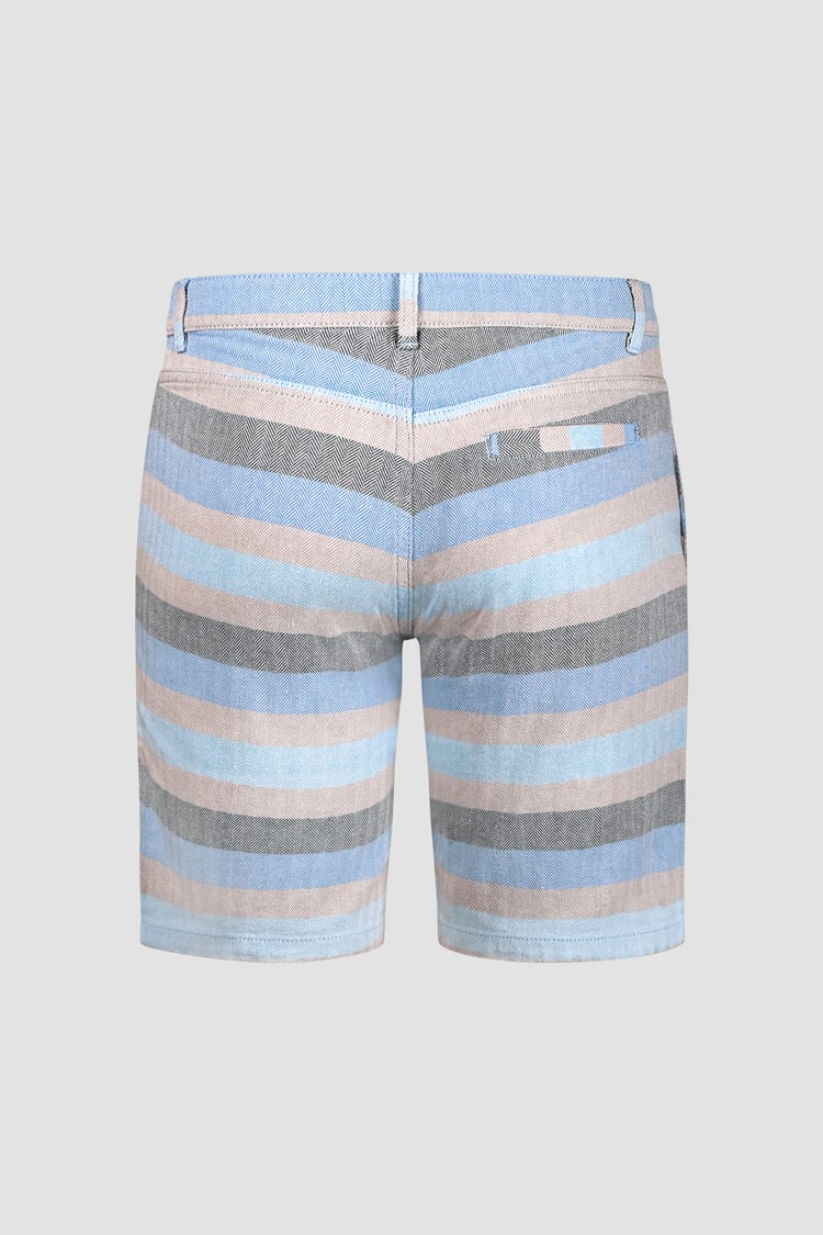 Men's Textured Striped Chino Short