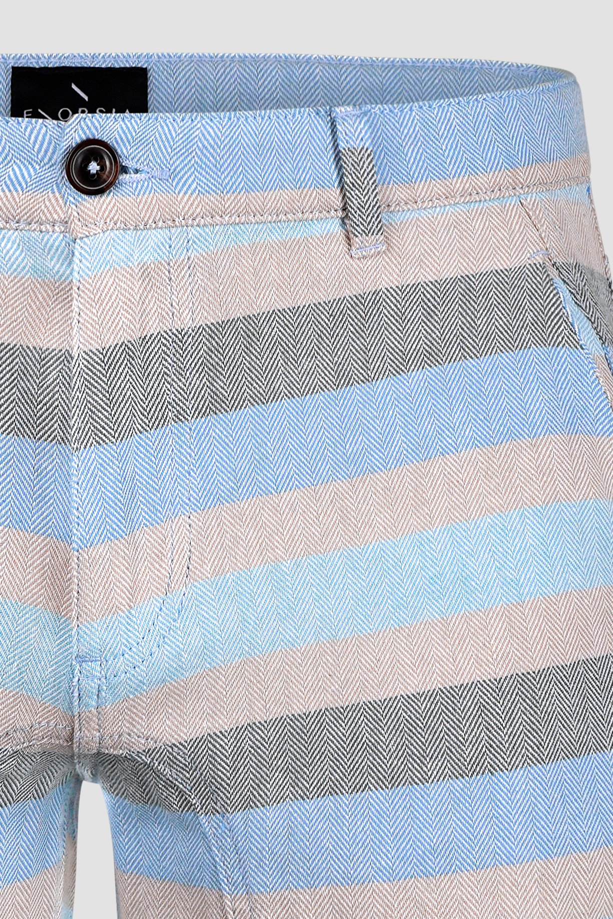 Men's Textured Striped Chino Short