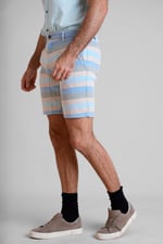 Men's Textured Striped Chino Short