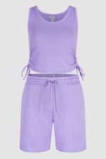 Lounge Set with Ruched Details