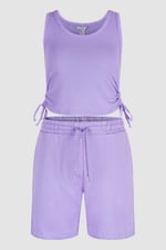 Lounge Set with Ruched Details