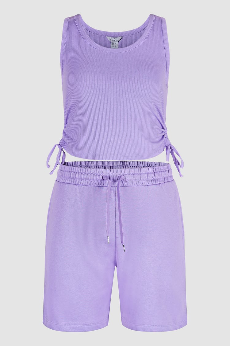 Lounge Set with Ruched Details