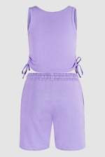 Lounge Set with Ruched Details