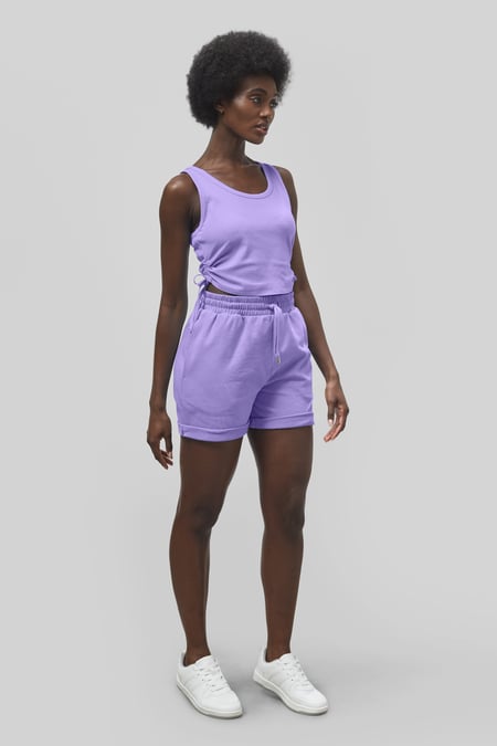 Purple Lounge Set with Ruched Details