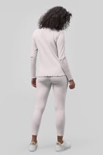 LS Picoting Ribbed T-Shirt & Leggings Set