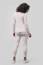 LS Picoting Ribbed T-Shirt & Leggings Set