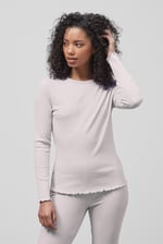 LS Picoting Ribbed T-Shirt & Leggings Set
