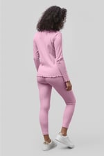 LS Picoting Ribbed T-Shirt & Leggings Set