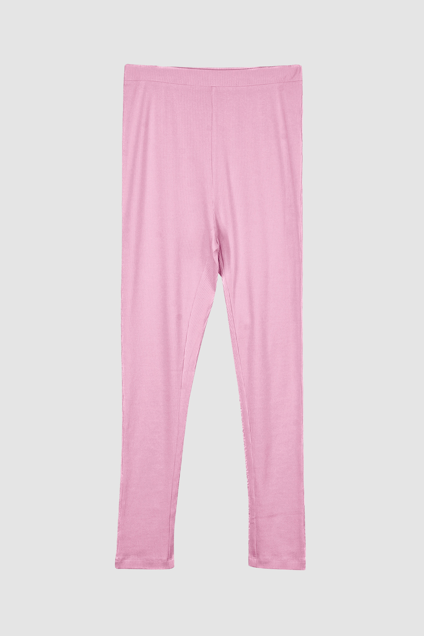 LS Picoting Ribbed T-Shirt & Leggings Set