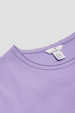 LS Picoting Ribbed T-Shirt & Leggings Set