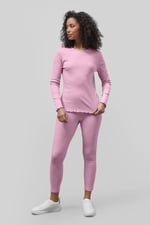 LS Picoting Ribbed T-Shirt & Leggings Set