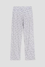 Short Ruffle Sleeve Cotton Printed Pyjamas Set