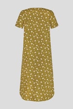 Butterfly Printed S/S Nightwear With Lacetrims