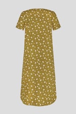 Butterfly Printed S/S Nightwear With Lacetrims