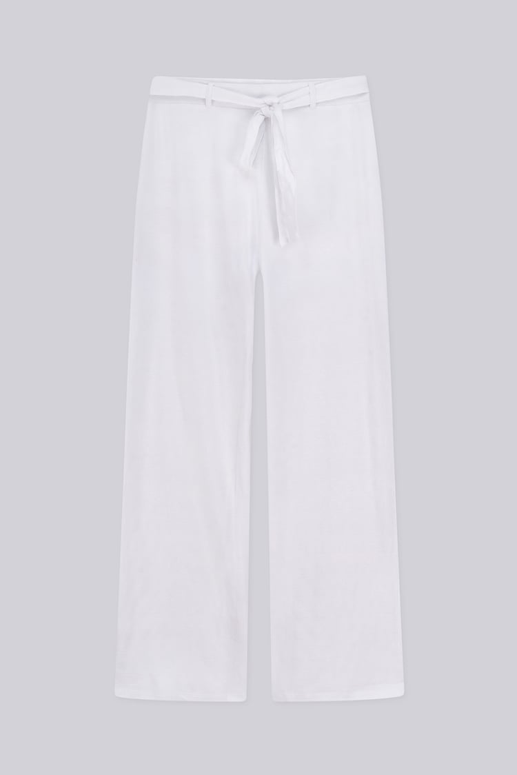 Wide Trouser And Crop Blouson Sleeve Top Set