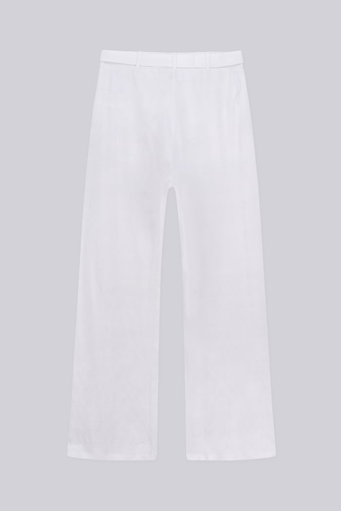 Wide Trouser And Crop Blouson Sleeve Top Set