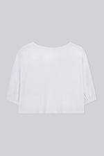 Wide Trouser And Crop Blouson Sleeve Top Set