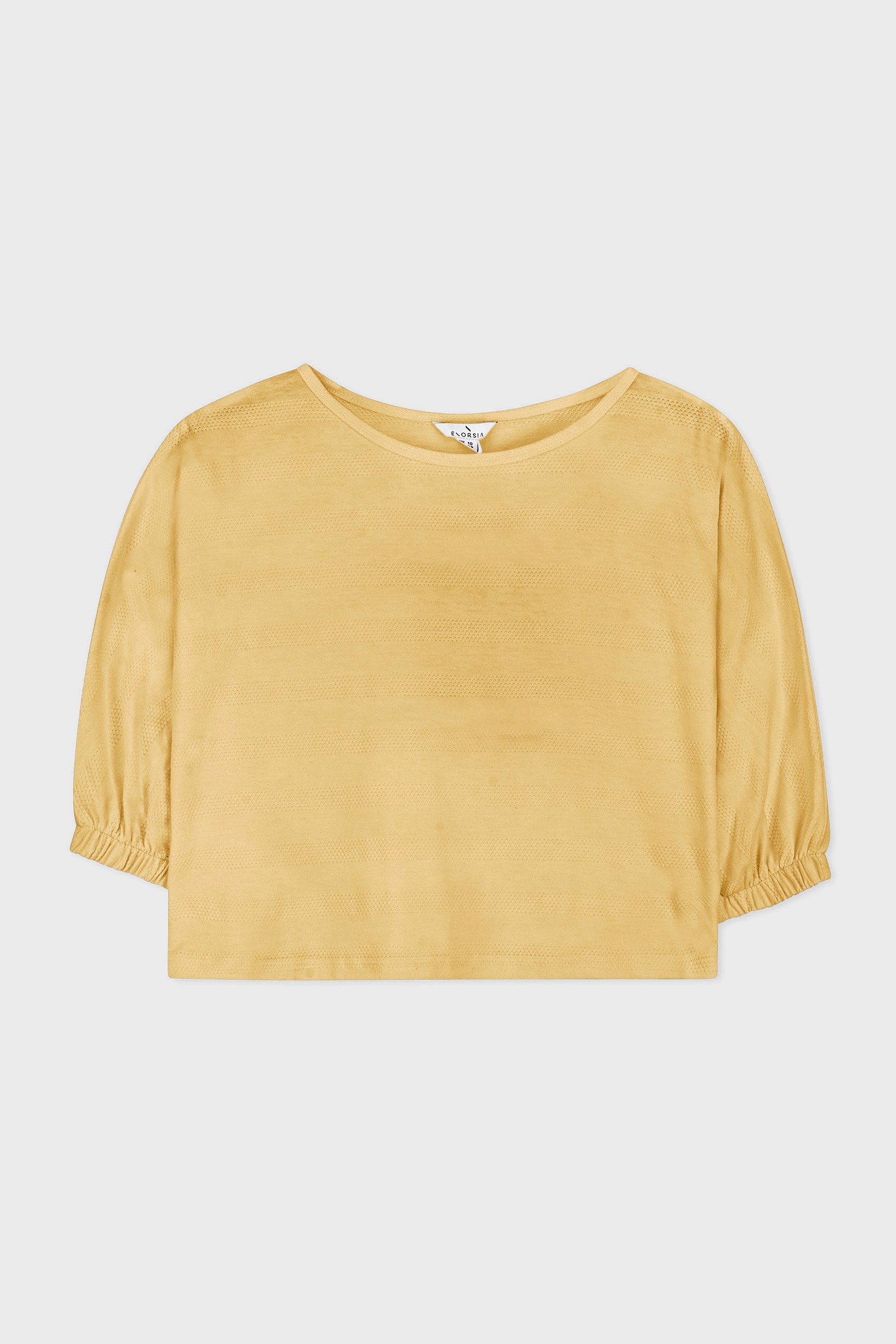 Wide Trouser And Crop Blouson Sleeve Top Set