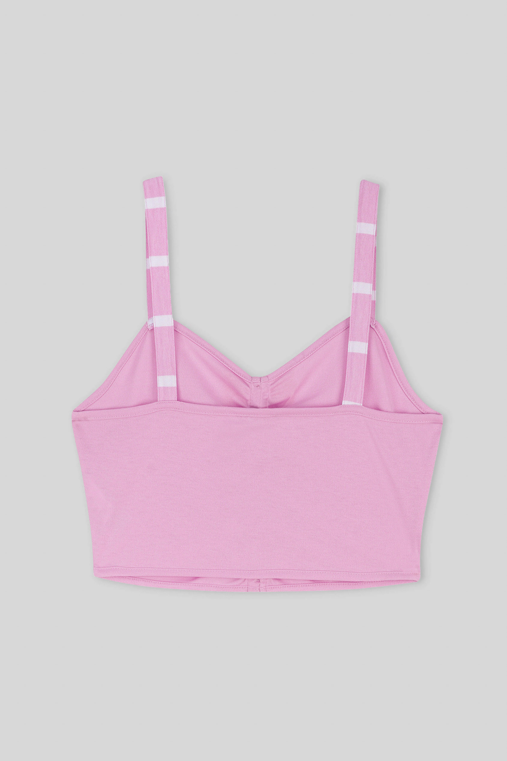 Striped Flare pant with Strappy Top Set