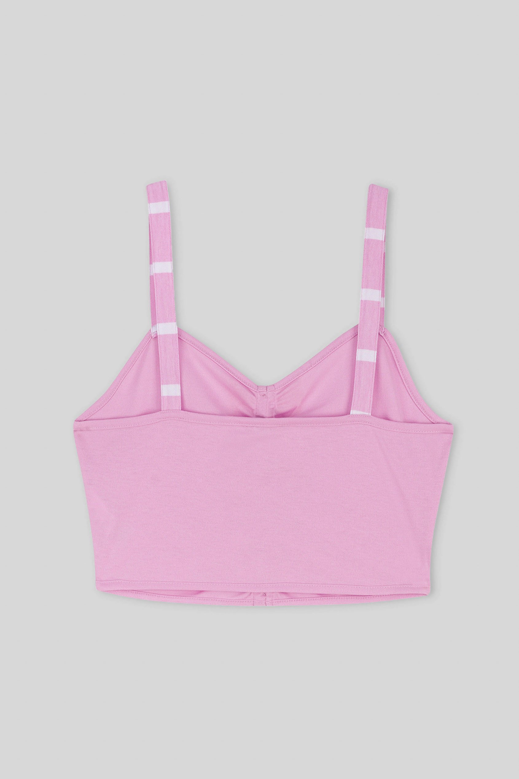 Striped Flare pant with Strappy Top Set