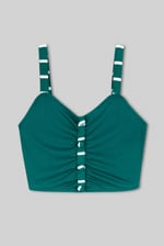 Striped Flare pant with Strappy Top Set