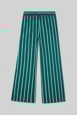 Striped Flare pant with Strappy Top Set
