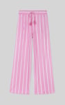Striped Flare pant with Strappy Top Set