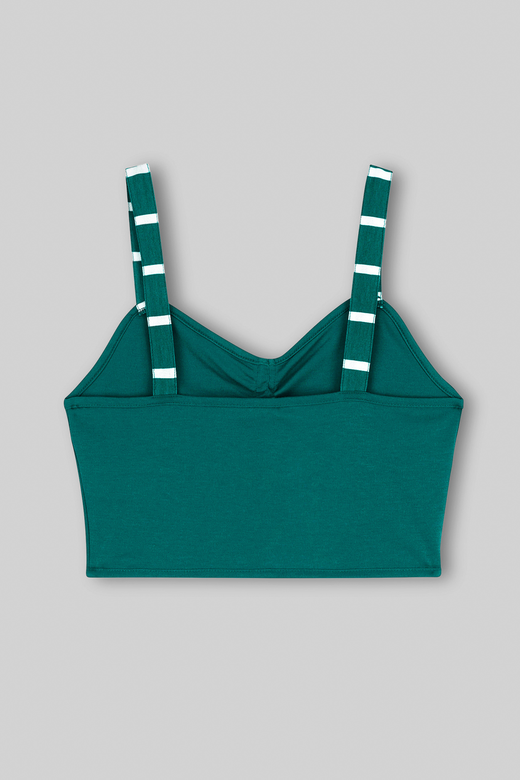 Striped Flare pant with Strappy Top Set