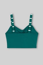 Striped Flare pant with Strappy Top Set