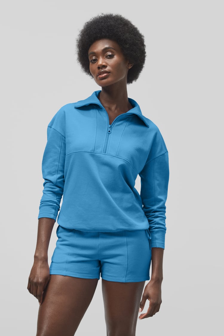 Half Zip Pullover Lounge Set