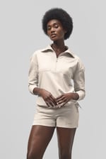 Half Zip Pullover Lounge Set