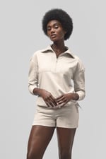 Half Zip Pullover Lounge Set