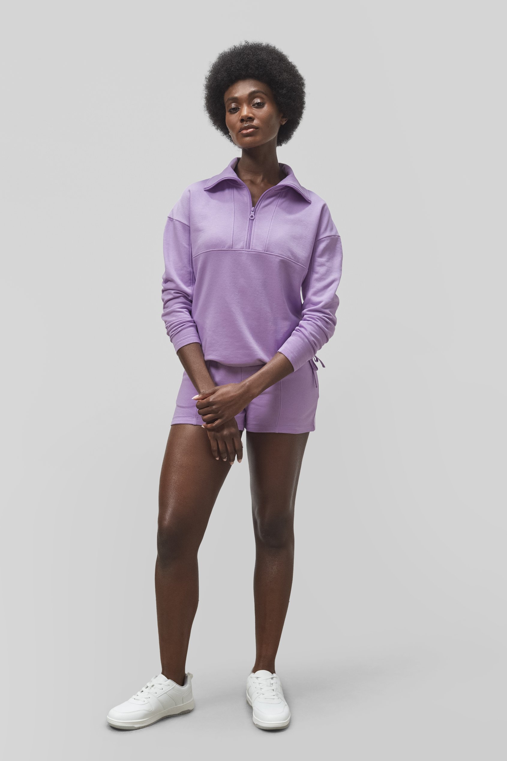 Half Zip Pullover Lounge Set