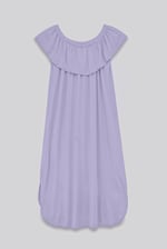 Off Shoulder Ruffle Jersey Dress