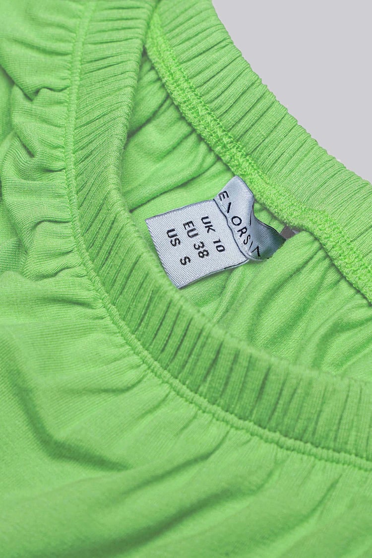 Off Shoulder Ruffle Jersey Dress