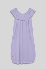 Off Shoulder Ruffle Jersey Dress