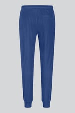 Ribbed Jersey Slim Fit Zip Pockets Joggers