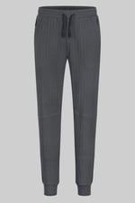 Ribbed Jersey Slim Fit Zip Pockets Joggers