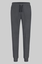 Ribbed Jersey Slim Fit Zip Pockets Joggers