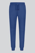 Ribbed Jersey Slim Fit Zip Pockets Joggers