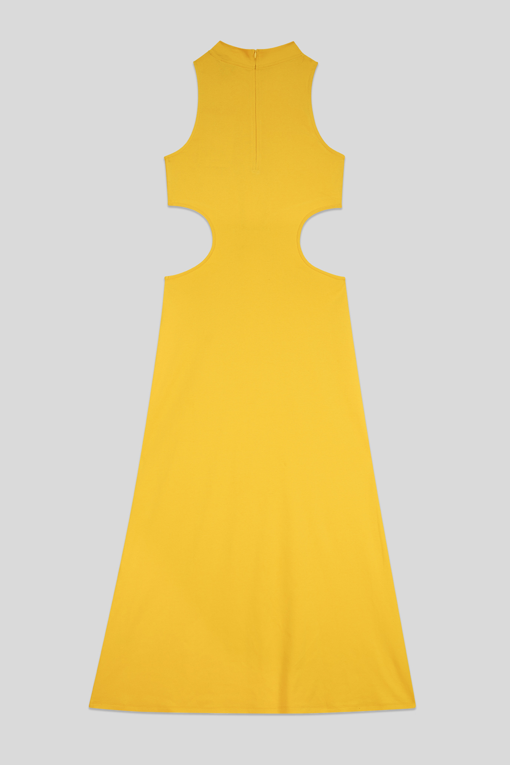 Sequin Embroidered Cut Out Waist Maxi Dress